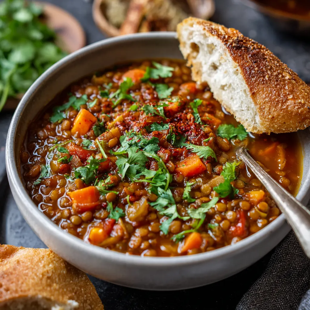 Warm Up with Spicy Lentil Stew! 4