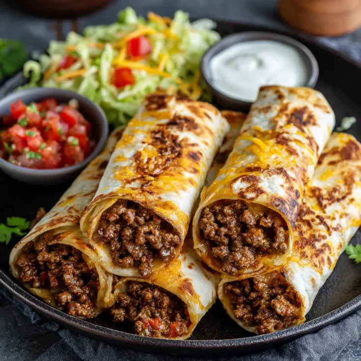 Family-Friendly Skillet Ground Beef Wraps – Quick, Tasty & Easy 1