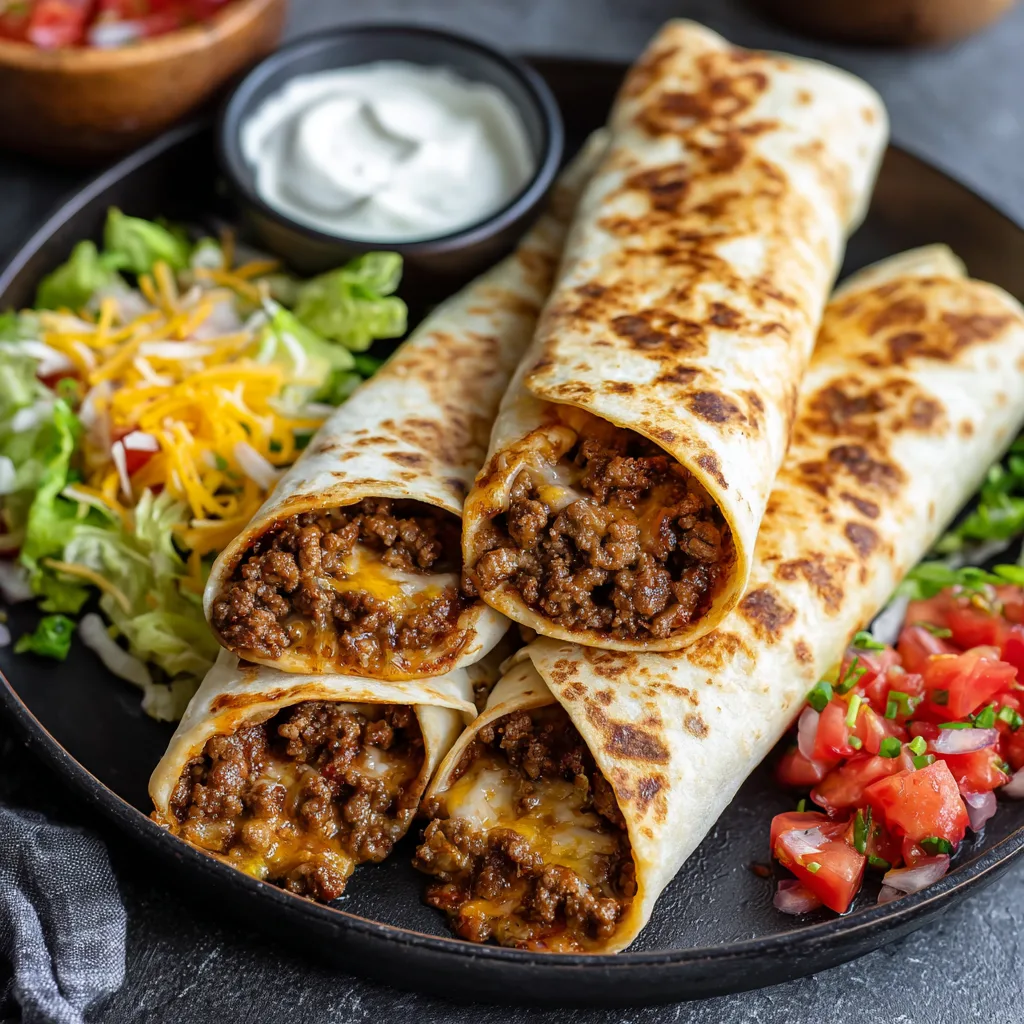 Family-Friendly Skillet Ground Beef Wraps – Quick, Tasty & Easy 3