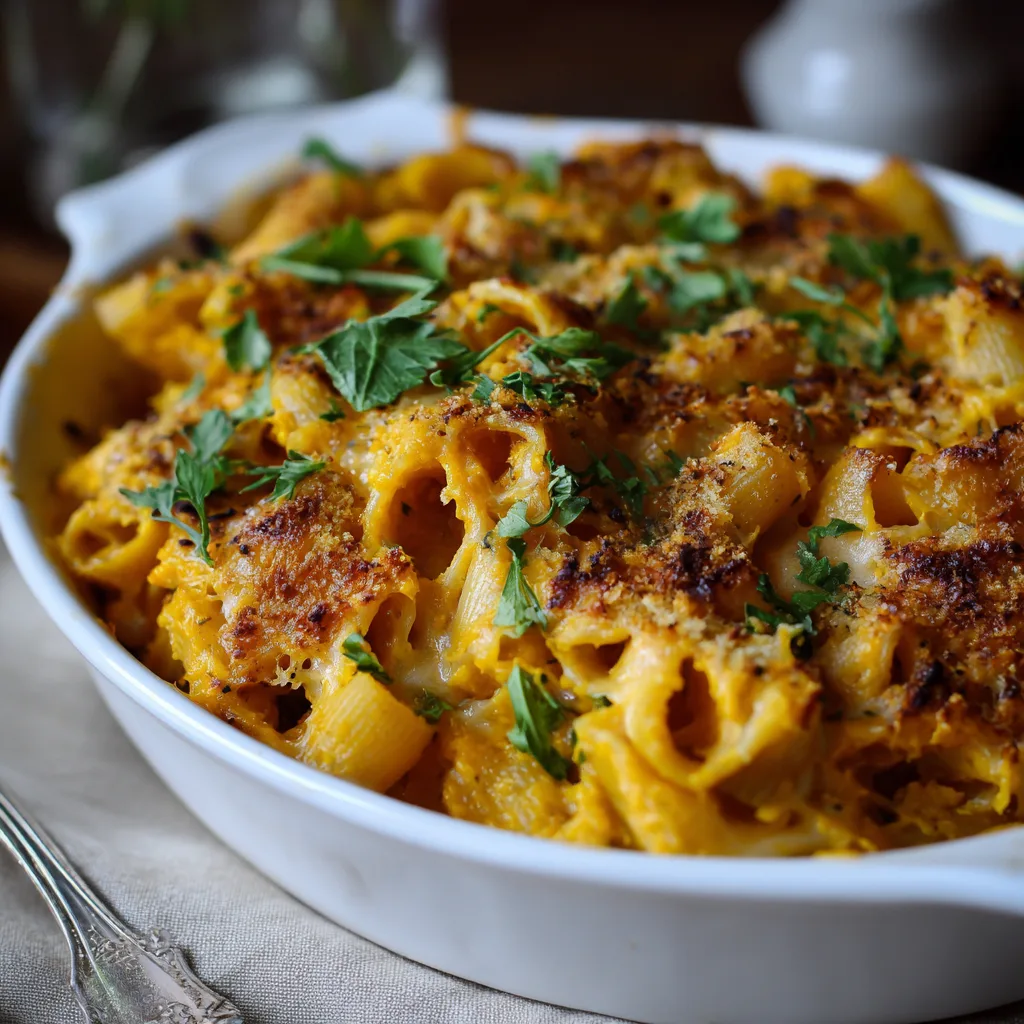Baked Gluten-Free Pumpkin Pasta 3