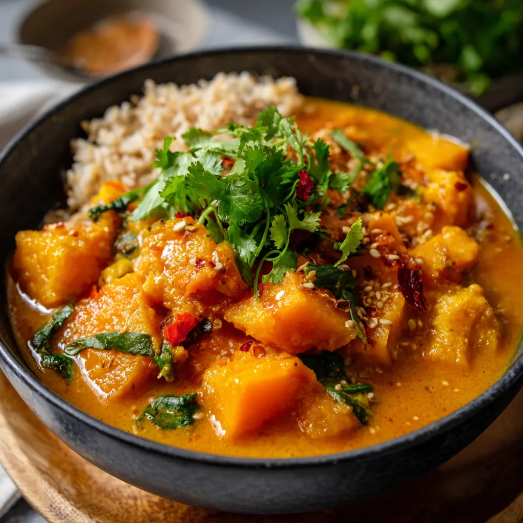 Baked Healthy Pumpkin Curry Recipe 4