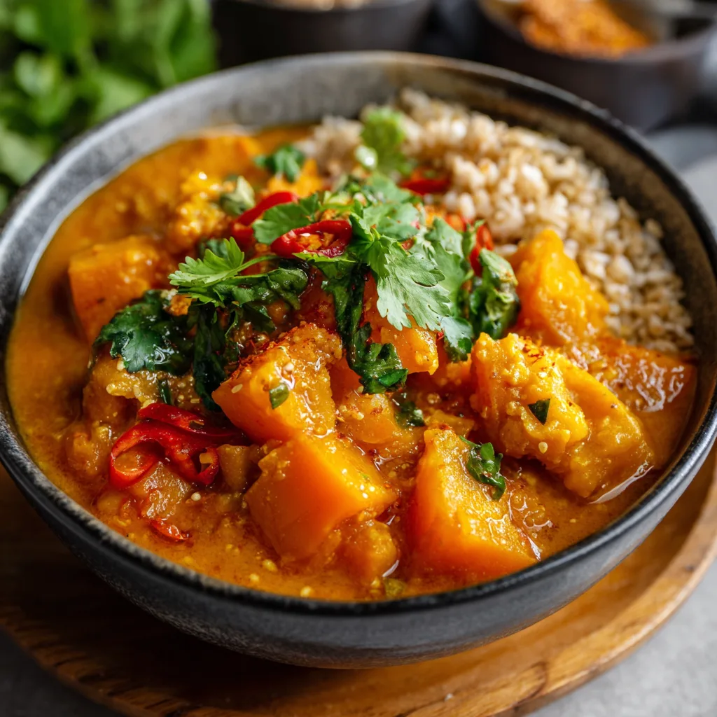 Baked Healthy Pumpkin Curry Recipe 2