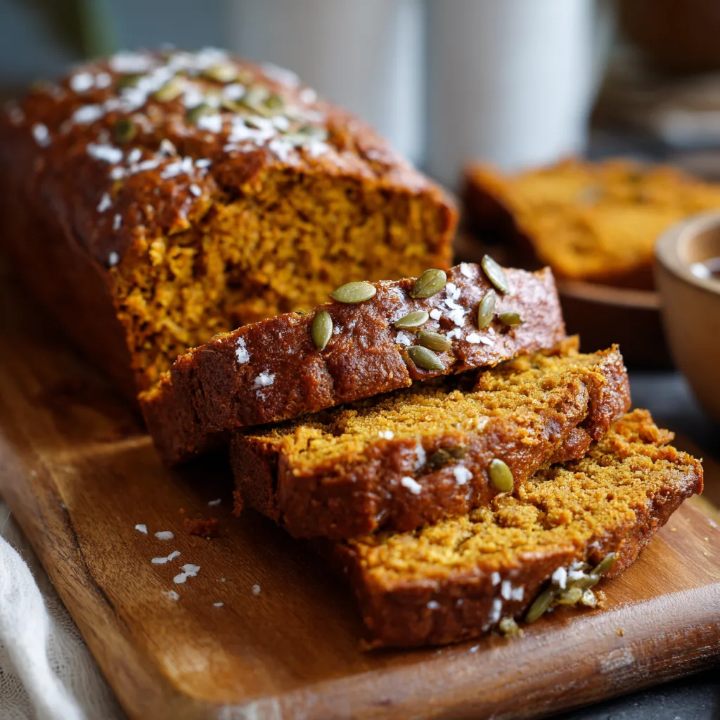 Baked Vegan Pumpkin Bread Recipe 3