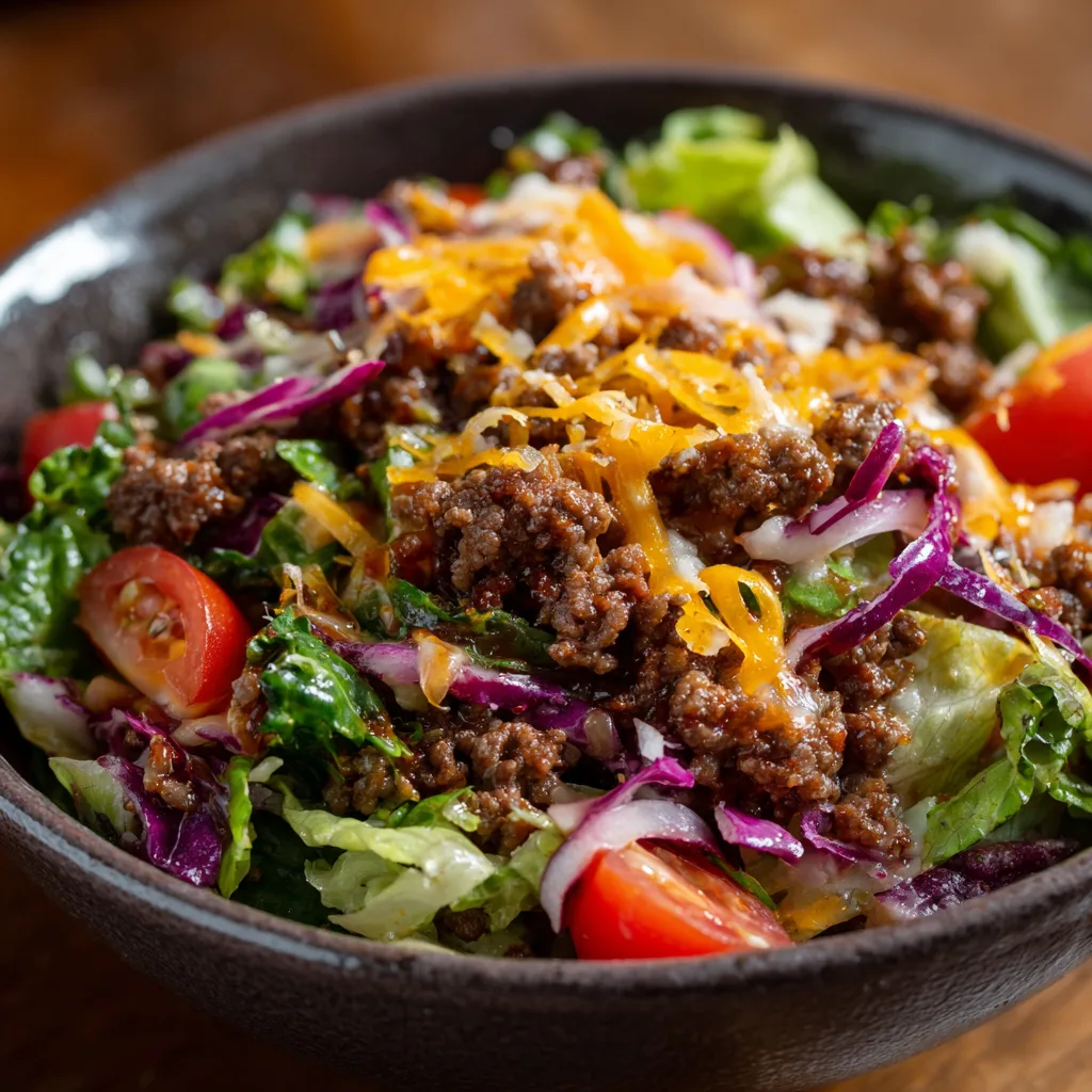 Budget Crockpot Ground Beef Salad Recipe 2