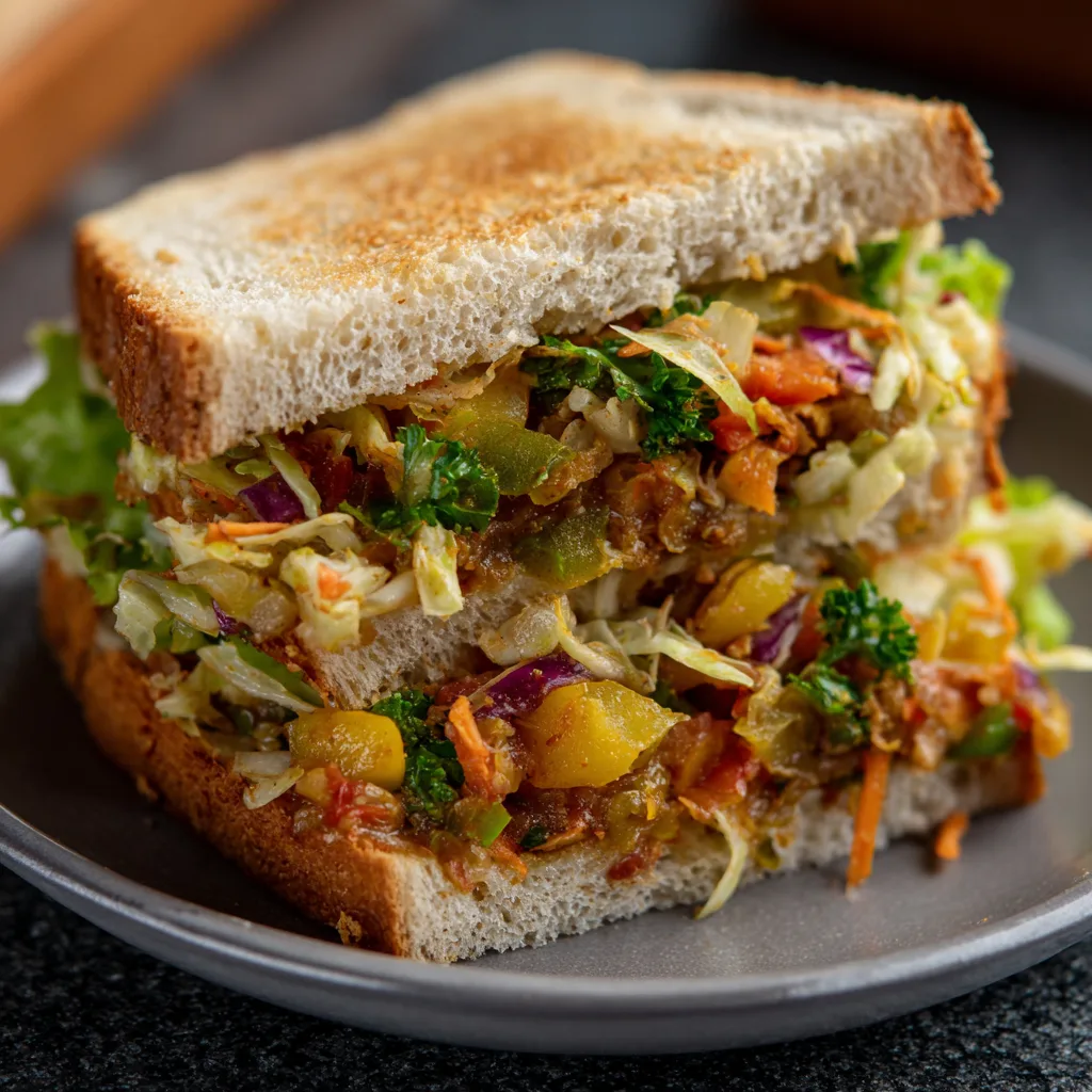 Budget Crockpot Vegetables Sandwich Filling Recipe 2