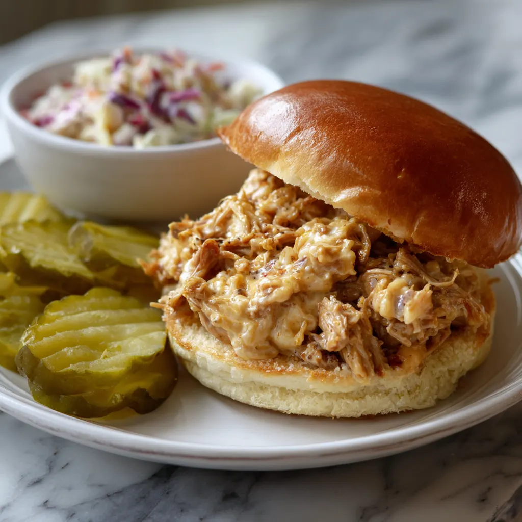 Comfort Food Crockpot Pork Sandwich Filling Recipe 3