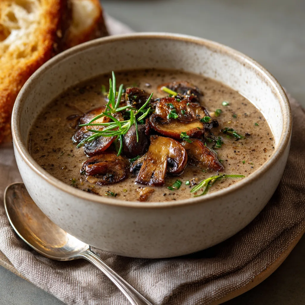 Comforting Mushroom Soup 2