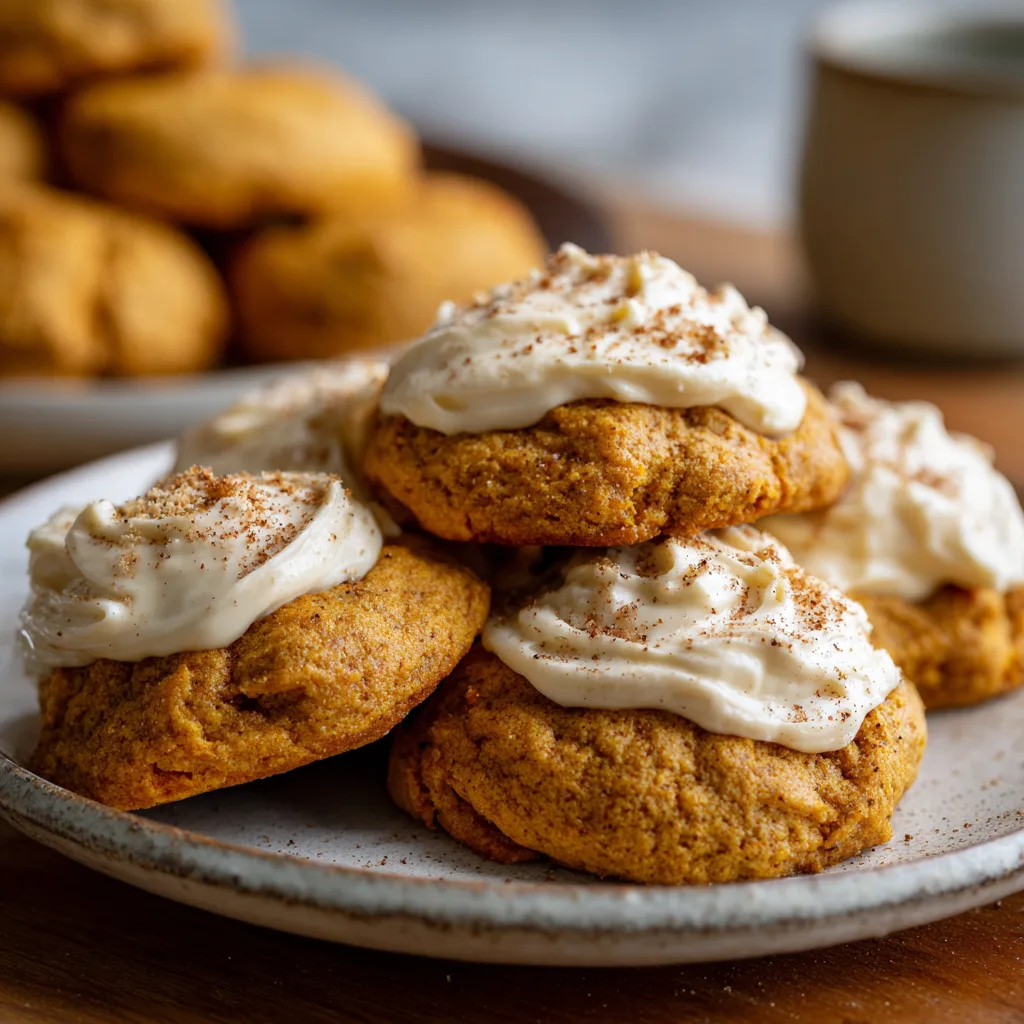 Cozy Creamy Pumpkin Cookies – Soft, Spiced & Fall-Inspired Treats 4
