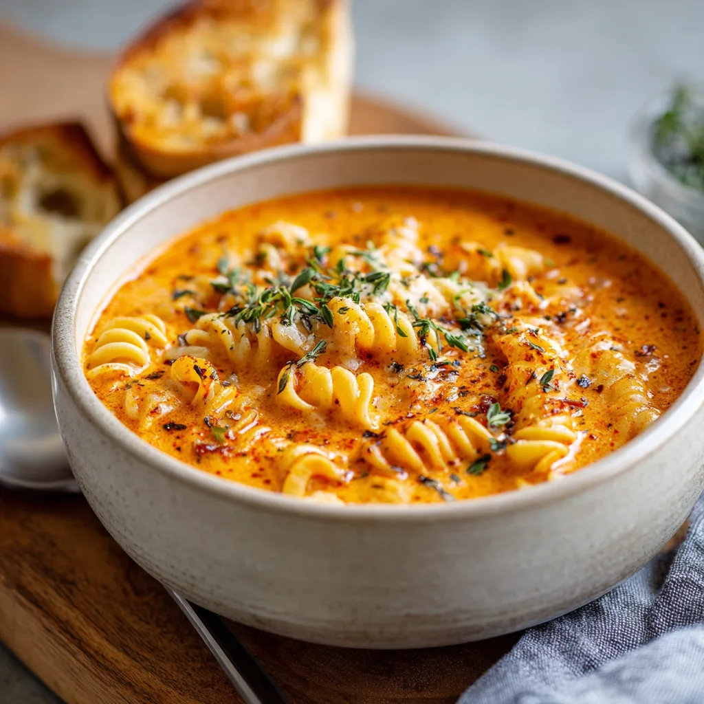 Creamy Tomato Noodle Soup (Cozy & Comforting!) 1