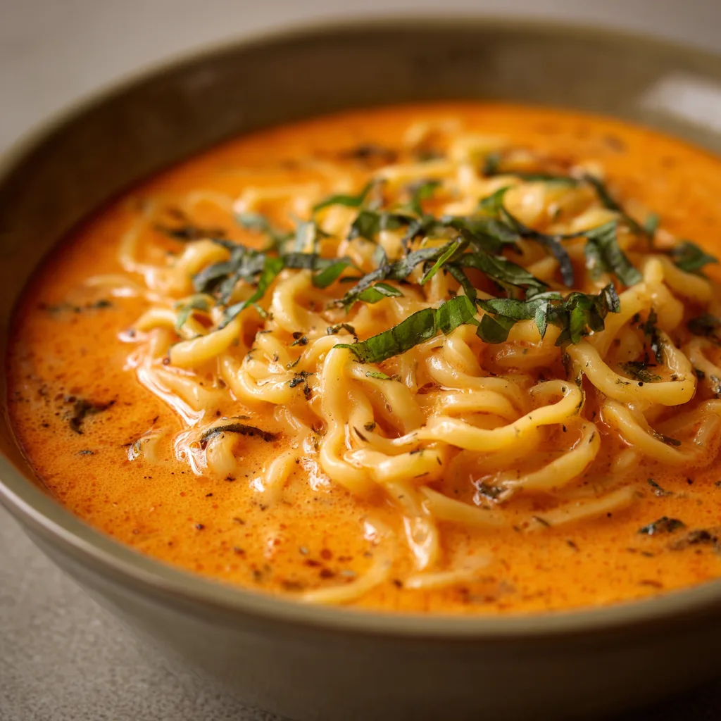 Creamy Tomato Noodle Soup (Cozy & Comforting!) 2