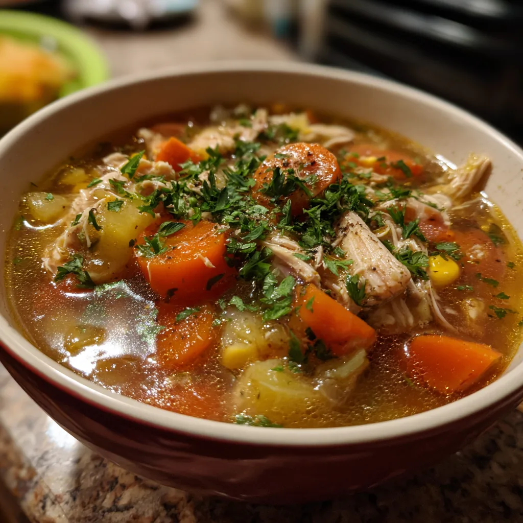 Crockpot Chicken Soup Recipe 4