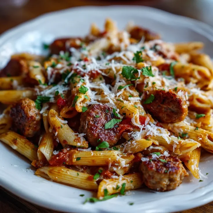 Crockpot Sausage Pasta 1