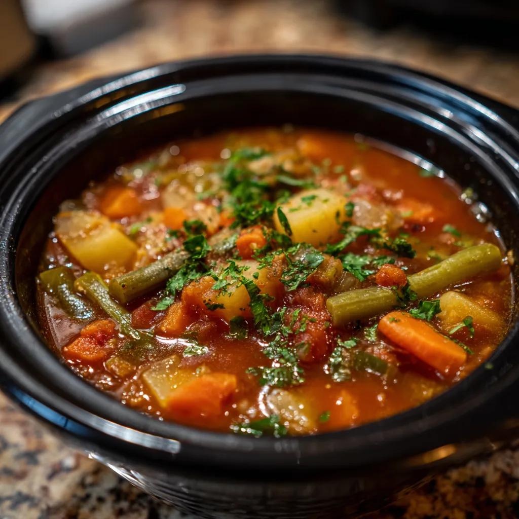 Crockpot Vegetable Soup Recipe 4