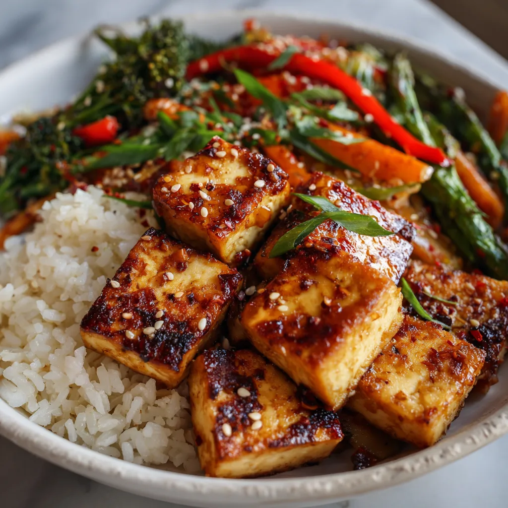 Easy Baked Tofu Stir Fry 4