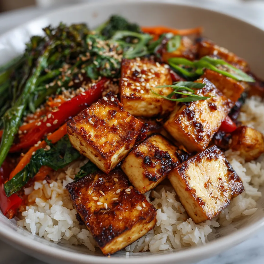 Easy Baked Tofu Stir Fry 2