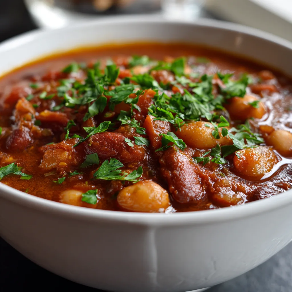 Easy Crockpot Beans Stew 3