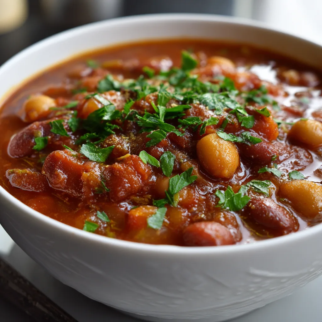 Easy Crockpot Beans Stew 2