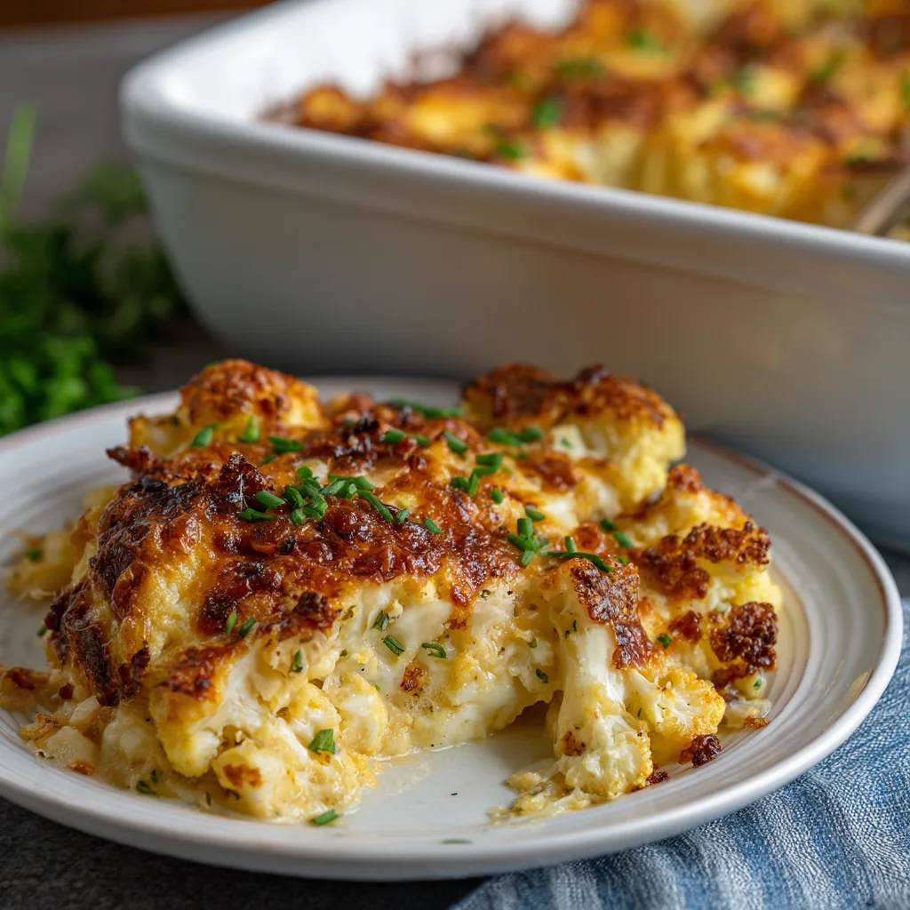 Easy Low Carb Cauliflower Casserole 2