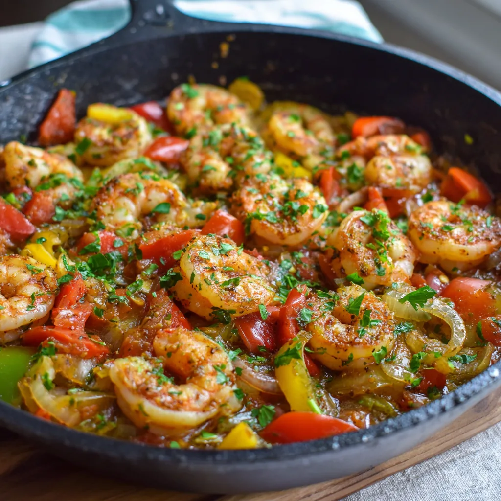 Easy Low Carb Shrimp Skillet – Quick & Healthy Dinner 1