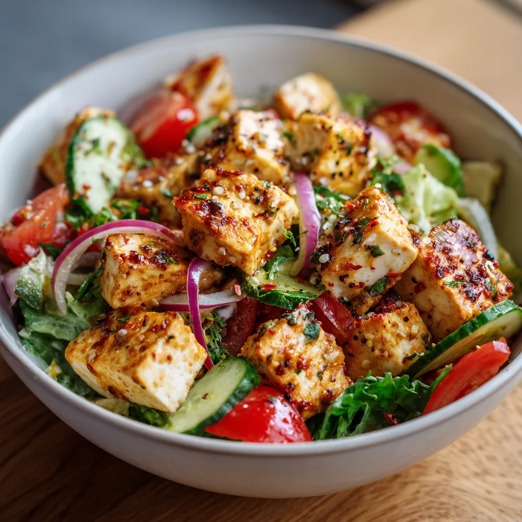 Easy Low-Carb Tofu Salad A Delicious and Healthy Meal 3