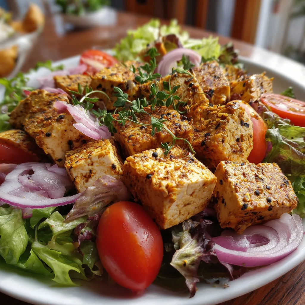 Easy Low-Carb Tofu Salad A Delicious and Healthy Meal 1
