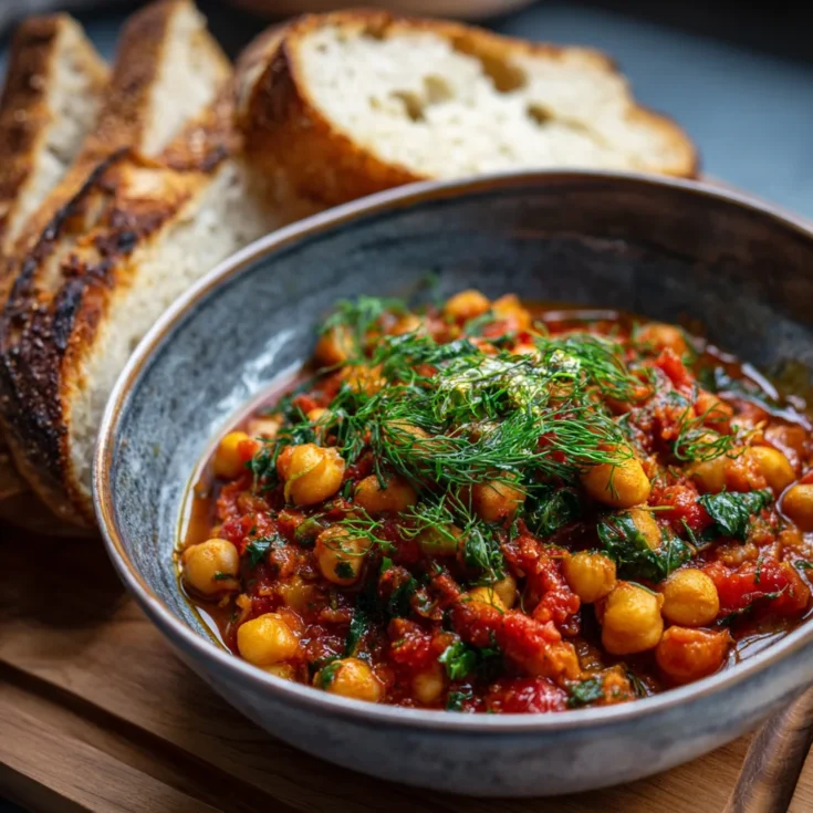 Simple Mediterranean Chickpeas Stew – Healthy & Delicious! 1