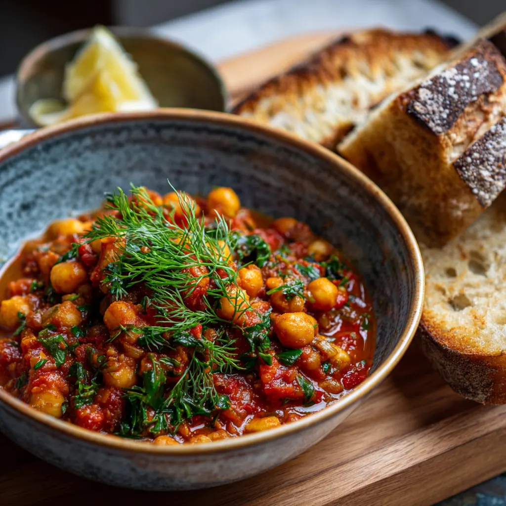 Simple Mediterranean Chickpeas Stew – Healthy & Delicious!

4