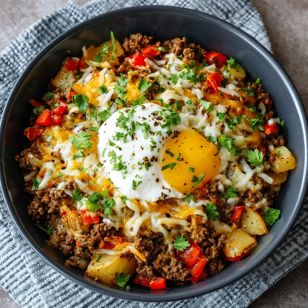 Skillet Ground Beef Bowl (Family-Friendly & Easy!) 1