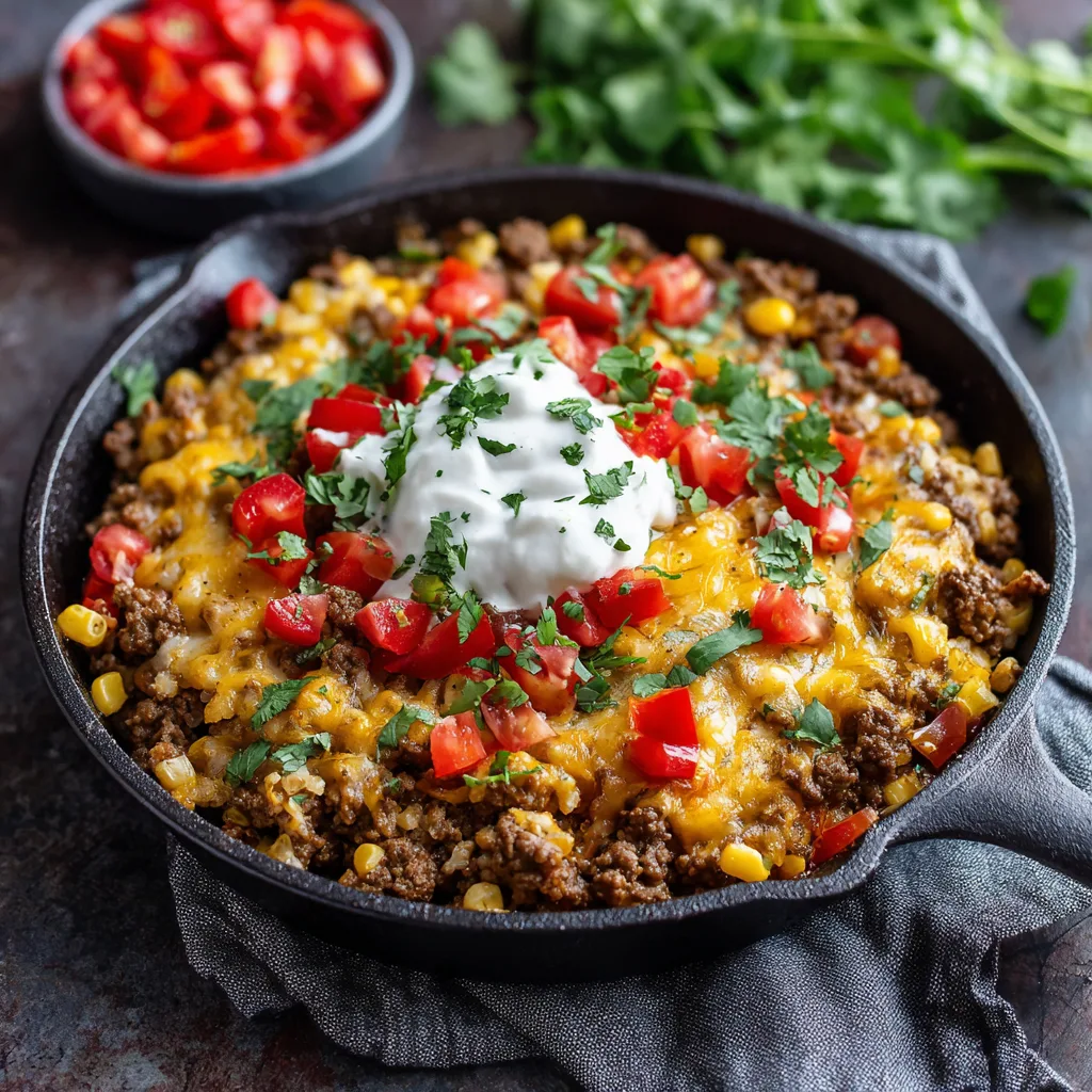Skillet Ground Beef Bowl (Family-Friendly & Easy!) 3