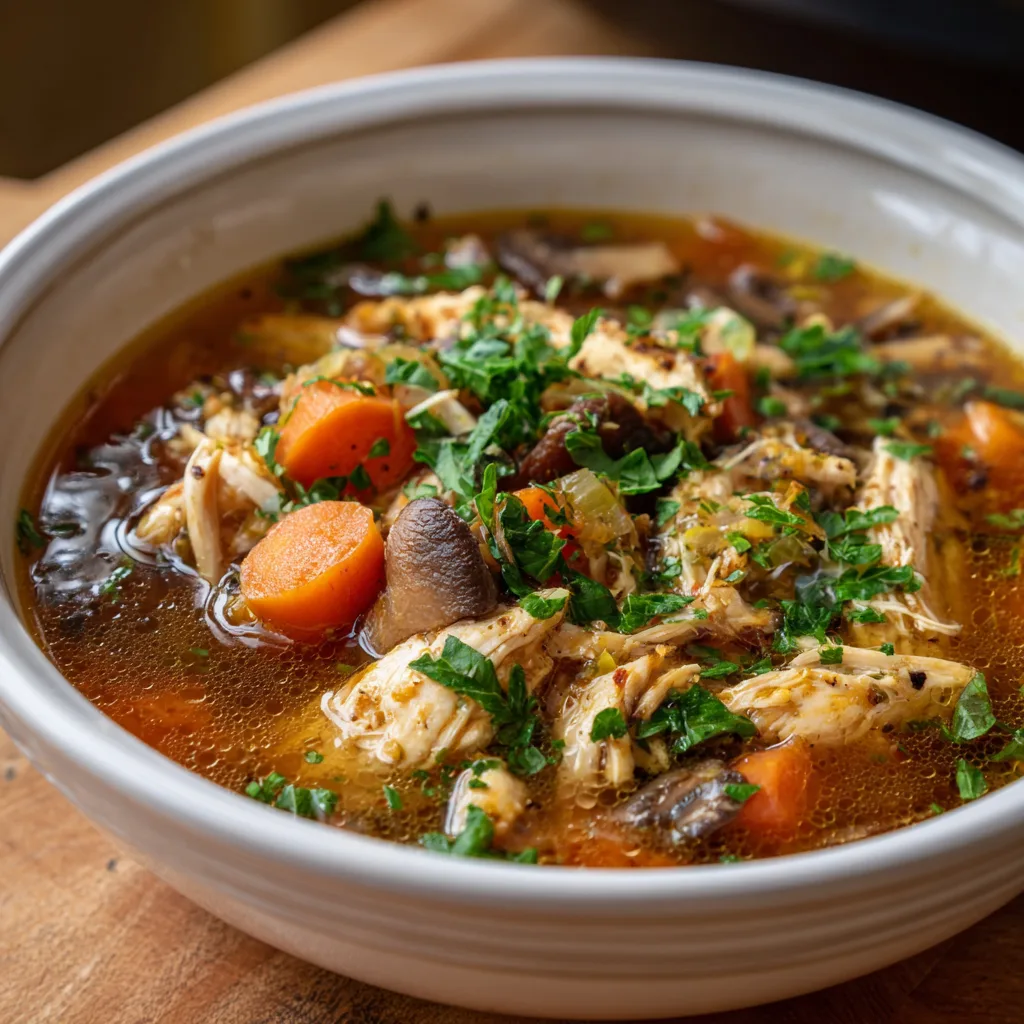 Family-Friendly Slow Cooked Chicken Breast Soup 4