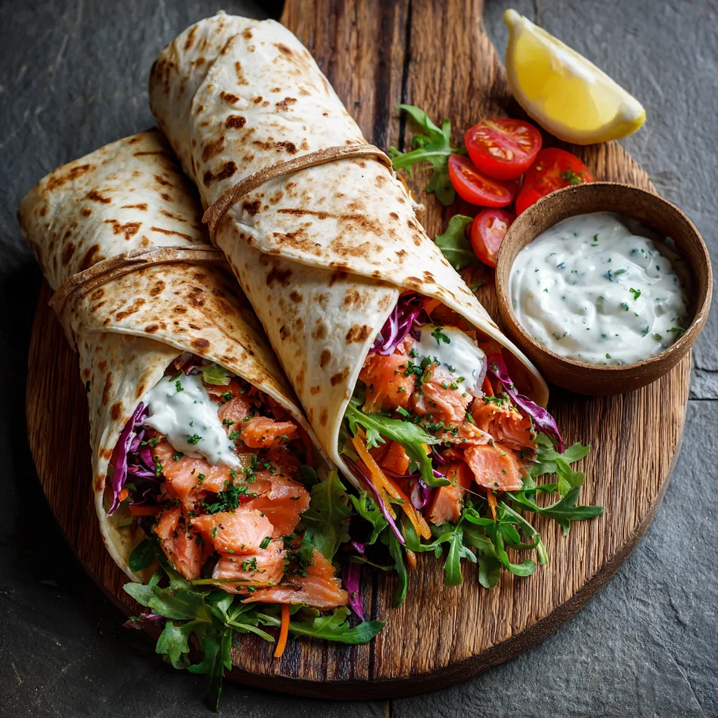 Family-Friendly Slow Cooker Salmon Wraps – Easy & Nutritious Dinner 1