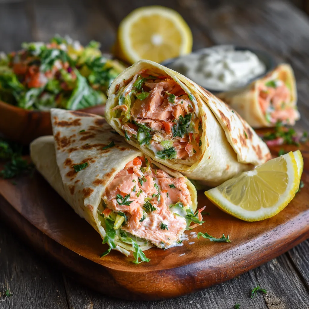 Family-Friendly Slow Cooker Salmon Wraps – Easy & Nutritious Dinner 3