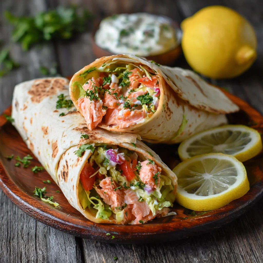 Family-Friendly Slow Cooker Salmon Wraps – Easy & Nutritious Dinner 2