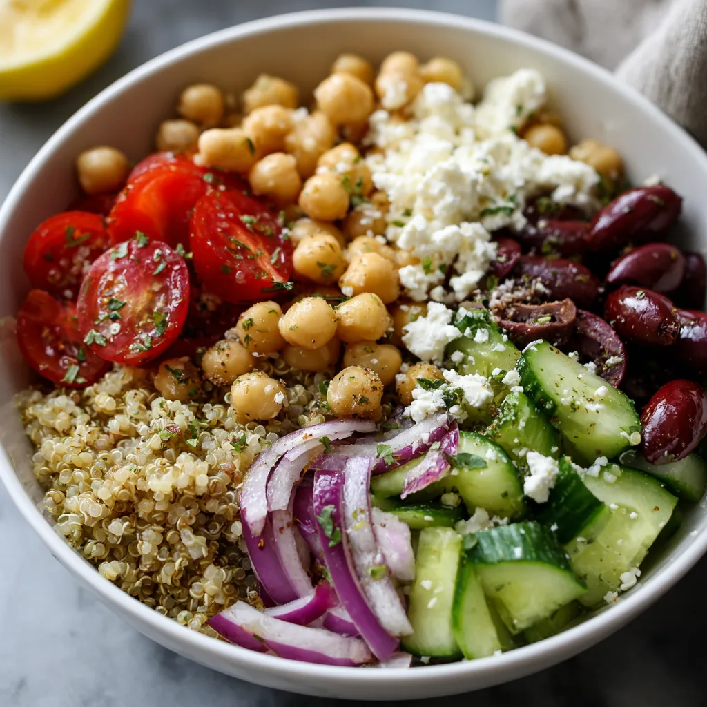 For One Mediterranean Quinoa Grain Bowl 3