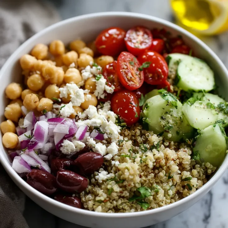 For One Mediterranean Quinoa Grain Bowl 1