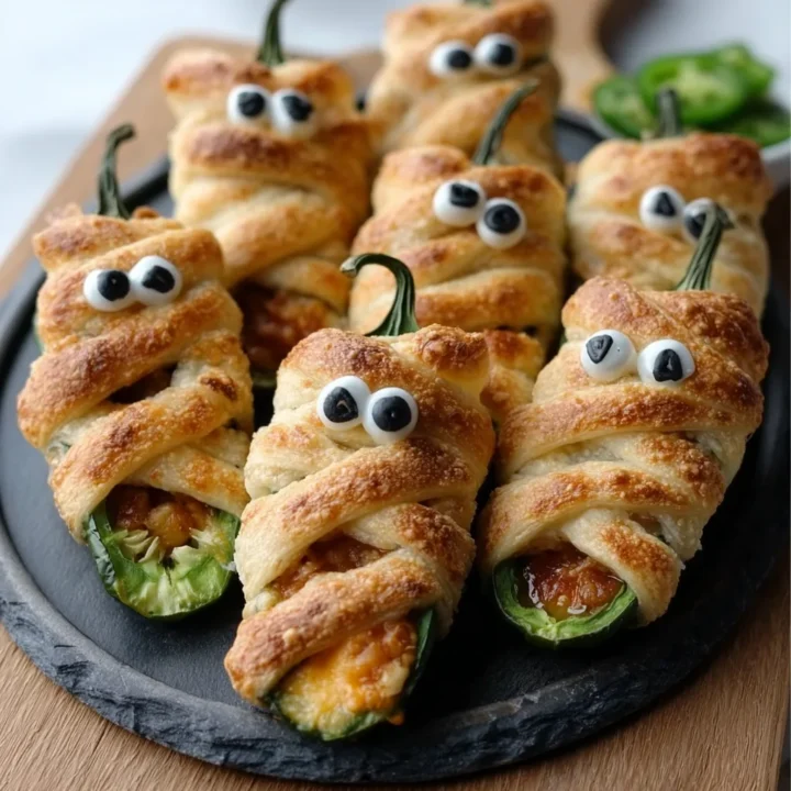 Mummy Jalapeño Poppers Recipe – Spooky & Delicious Halloween Appetizer