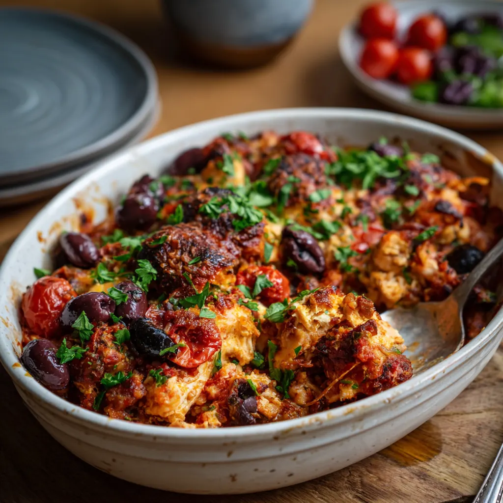 Healthy Mediterranean Chicken Casserole Recipe 2