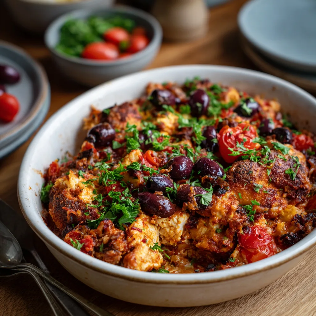 Healthy Mediterranean Chicken Casserole Recipe 4