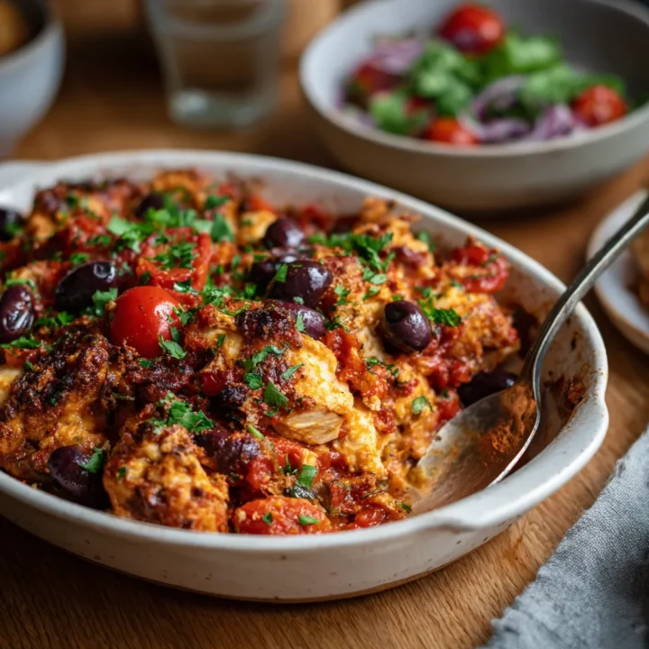 Healthy Mediterranean Chicken Casserole Recipe – Nutritious & Flavorful