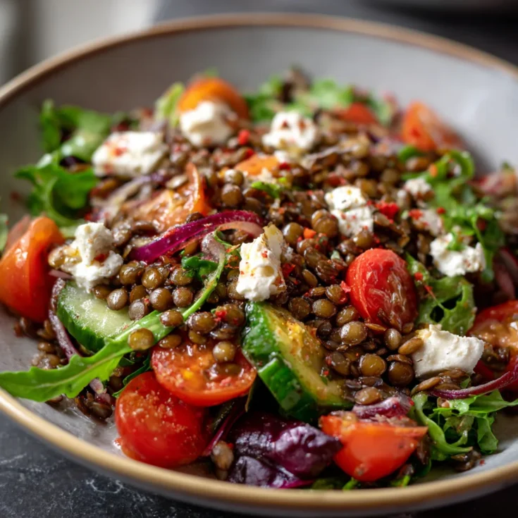 Healthy Mediterranean Lentils Salad – Protein-Packed & Fresh 1
