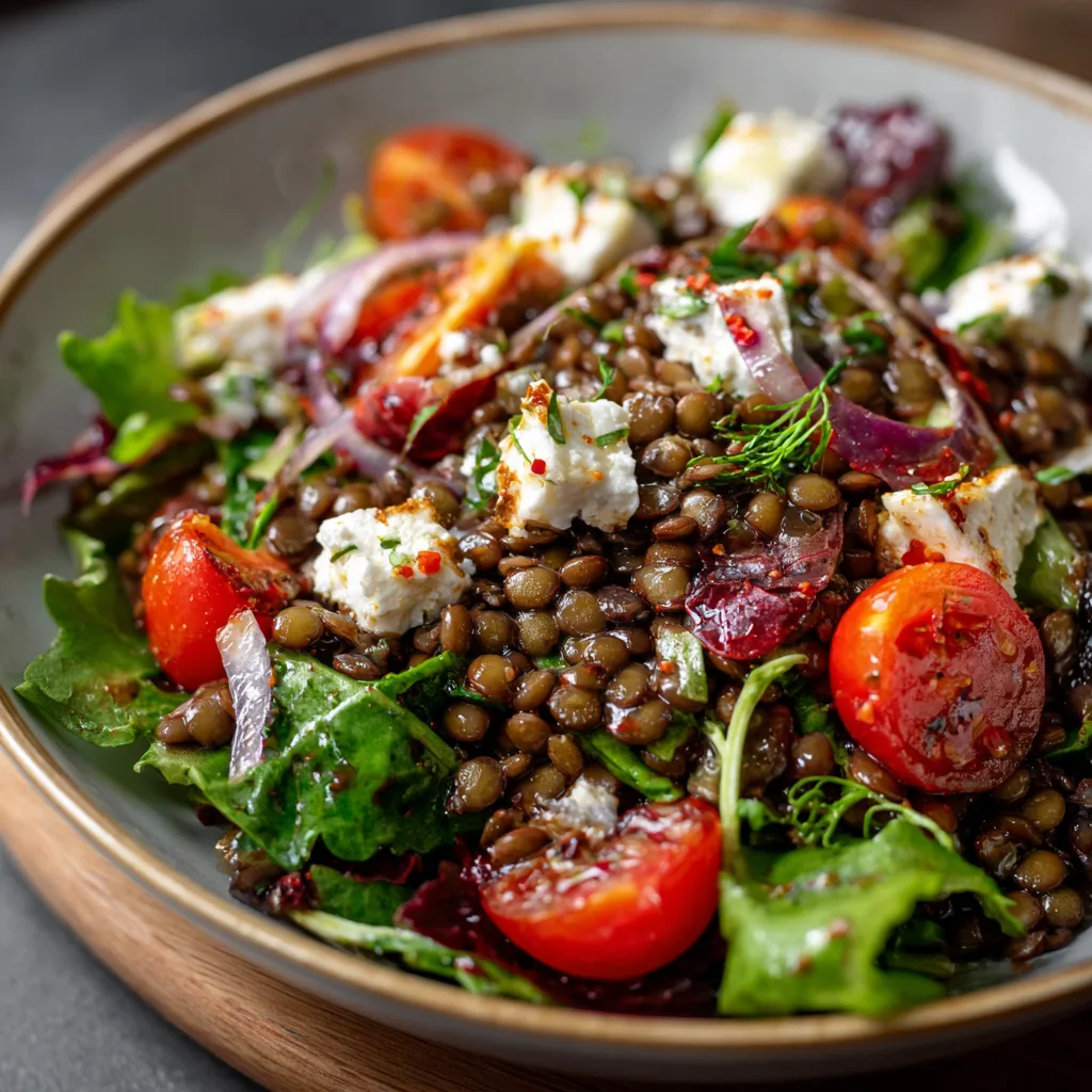 Healthy Mediterranean Lentils Salad – Protein-Packed & Fresh

3
