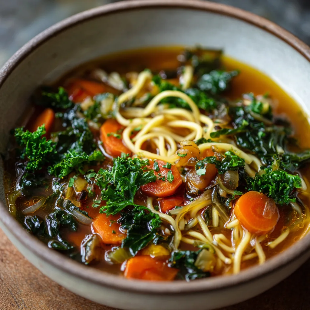 Hearty Vegetable Noodle Soup – Healthy & Comforting One-Pot Meal

 3