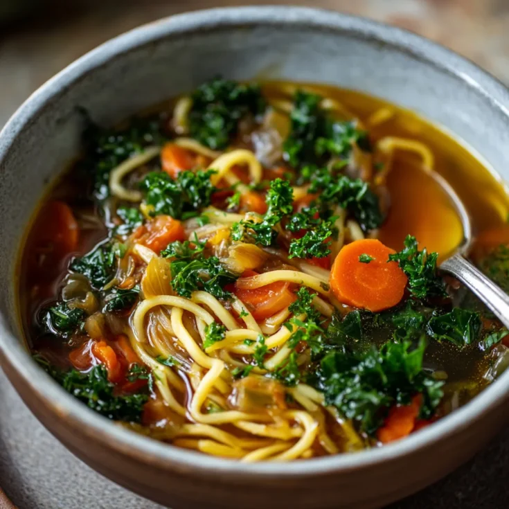 Hearty Vegetable Noodle Soup – Healthy & Comforting One-Pot Meal 1