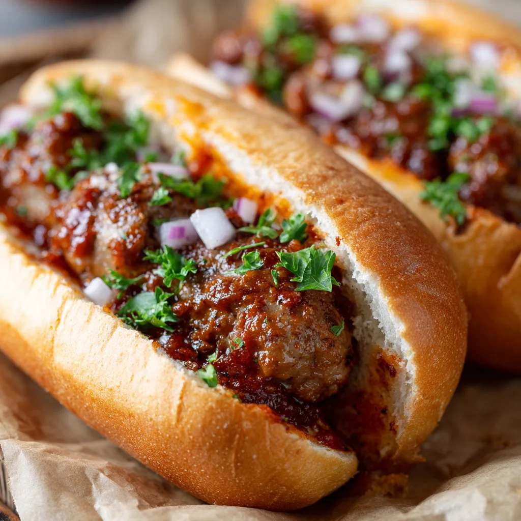 High Protein Crockpot Sausage Sandwich Filling 3