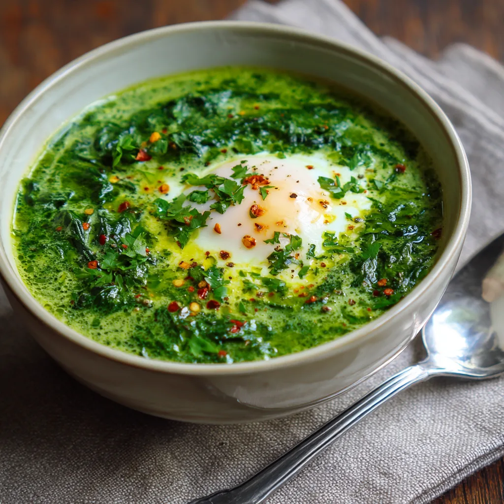 High Protein Low Carb Spinach Soup 2