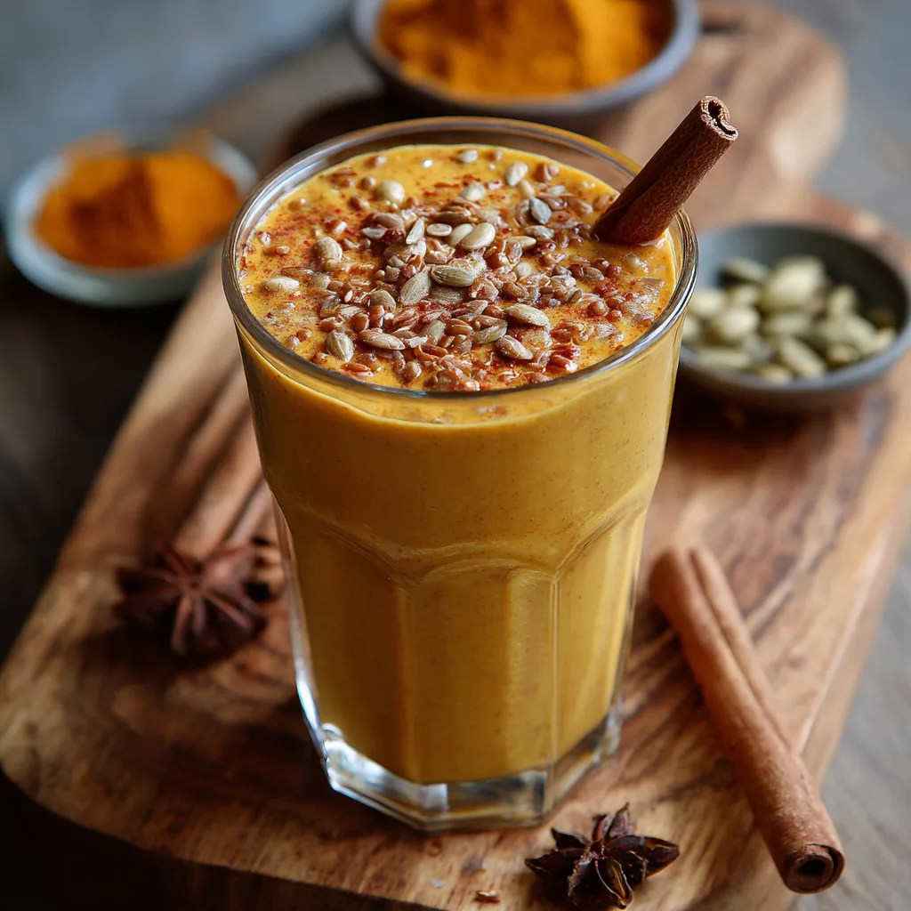 Homemade Spiced Pumpkin Smoothie Recipe 2