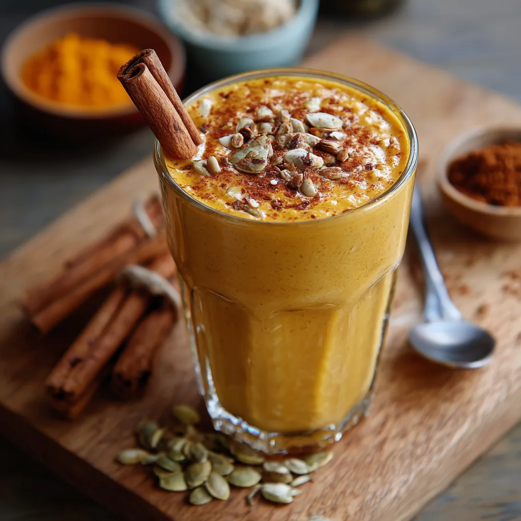 Homemade Spiced Pumpkin Smoothie Recipe 4