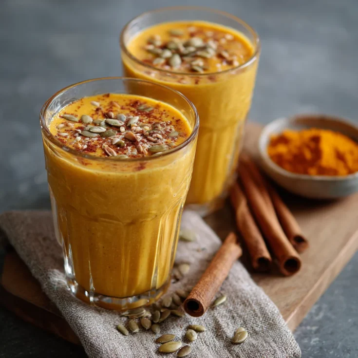 Homemade Spiced Pumpkin Smoothie Recipe 1