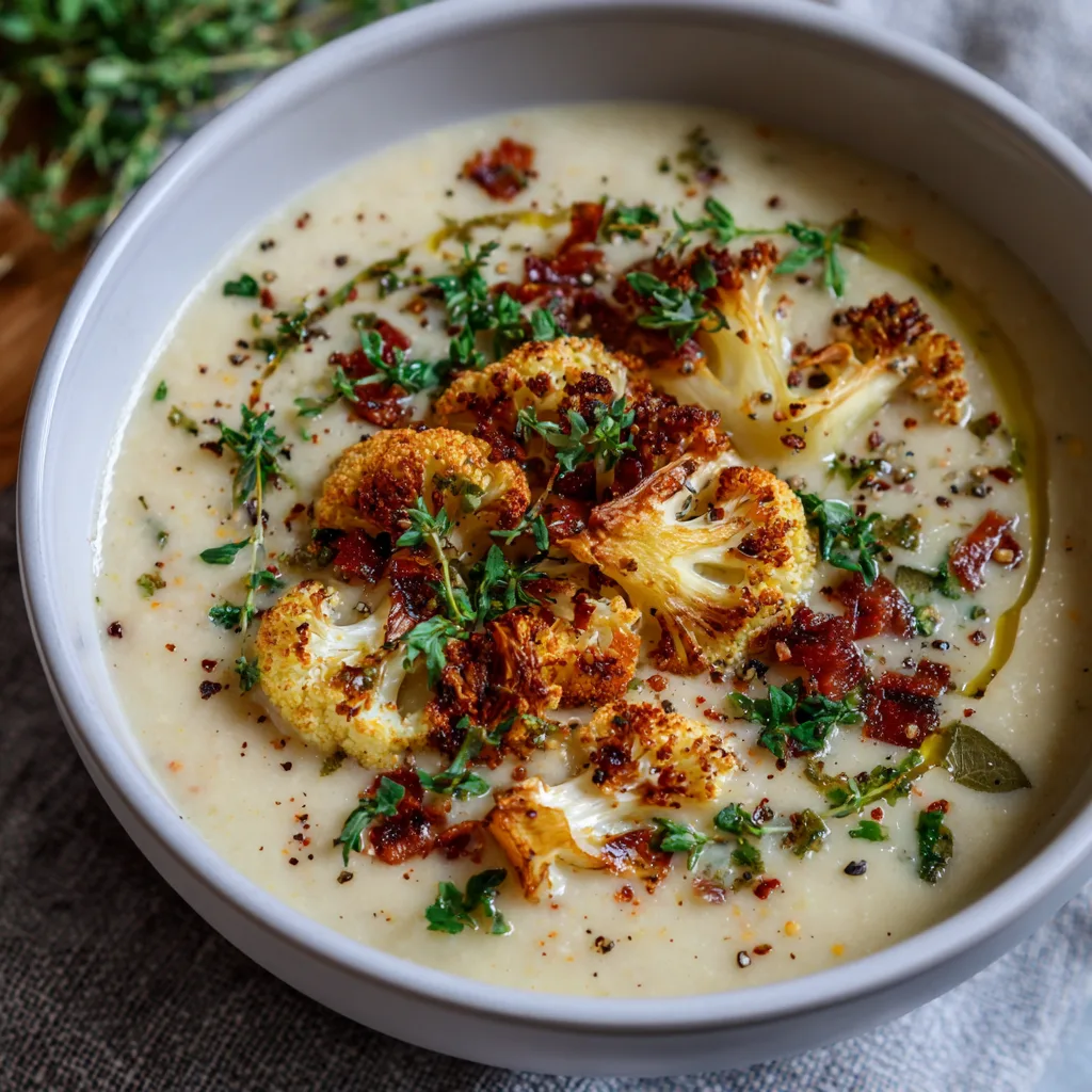 Keto-Friendly Low Carb Cauliflower Soup Recipe 2