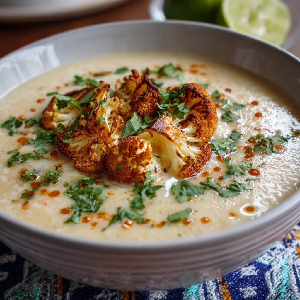 Keto-Friendly Low Carb Cauliflower Soup Recipe 4